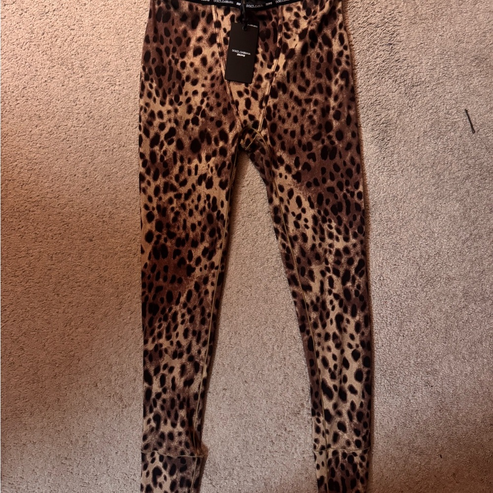Dolce & Gabbana Animal Print Leggings - Picture 5 of 5